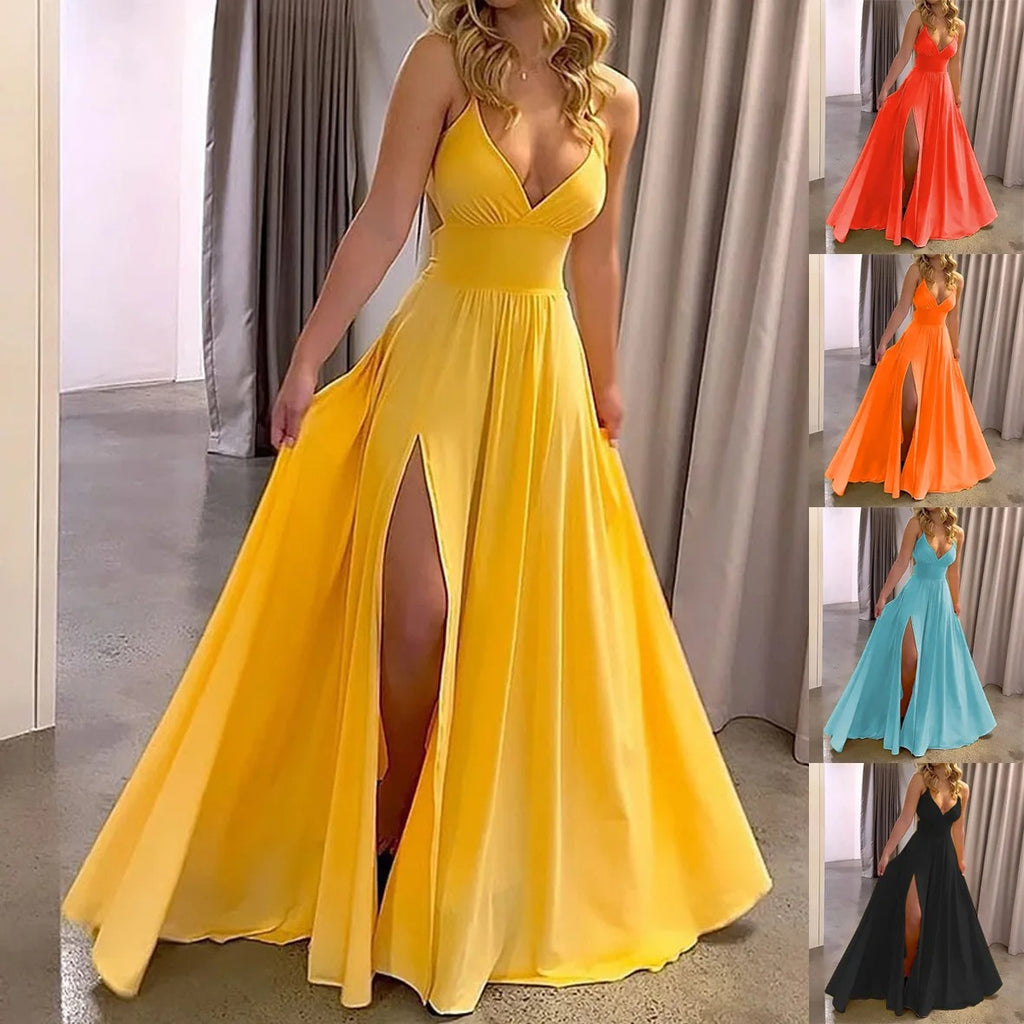 Backless loose dress