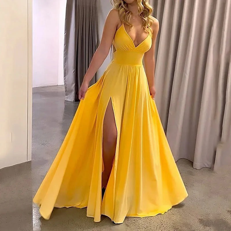 Backless loose dress