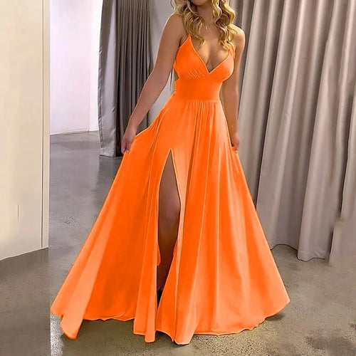Backless loose dress