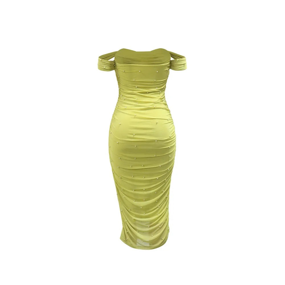 Tight strapless dress