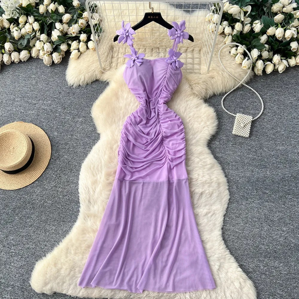 Pure Desire Wind Cream White Long Dress