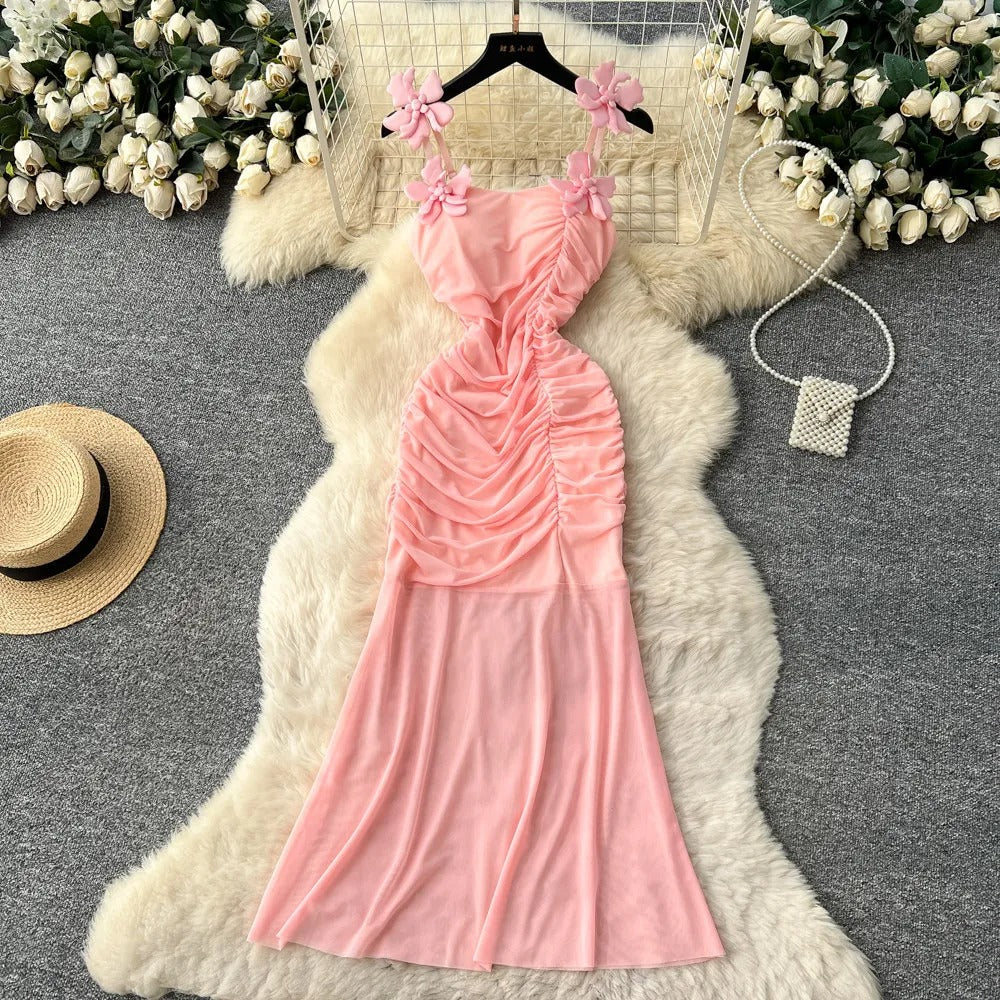 Pure Desire Wind Cream White Long Dress
